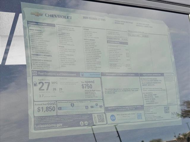 new 2026 Chevrolet Equinox car, priced at $29,060