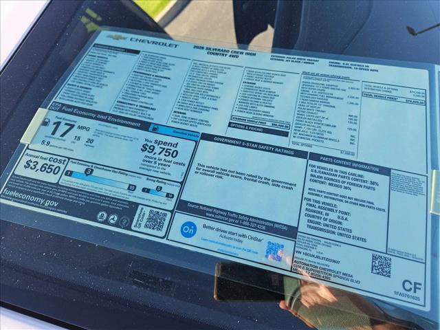 new 2026 Chevrolet Silverado 1500 car, priced at $65,675