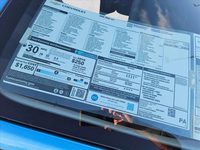 new 2026 Chevrolet Trax car, priced at $25,556