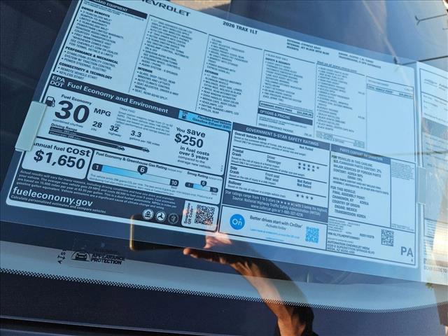 new 2026 Chevrolet Trax car, priced at $25,356