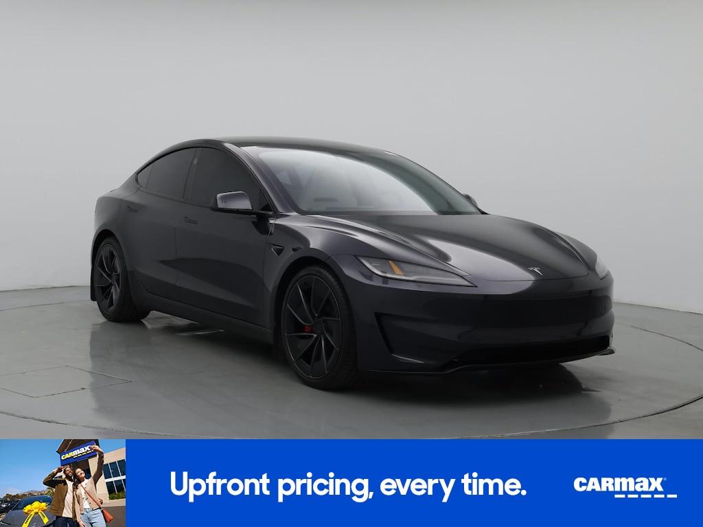 used 2025 Tesla Model 3 car, priced at $48,998