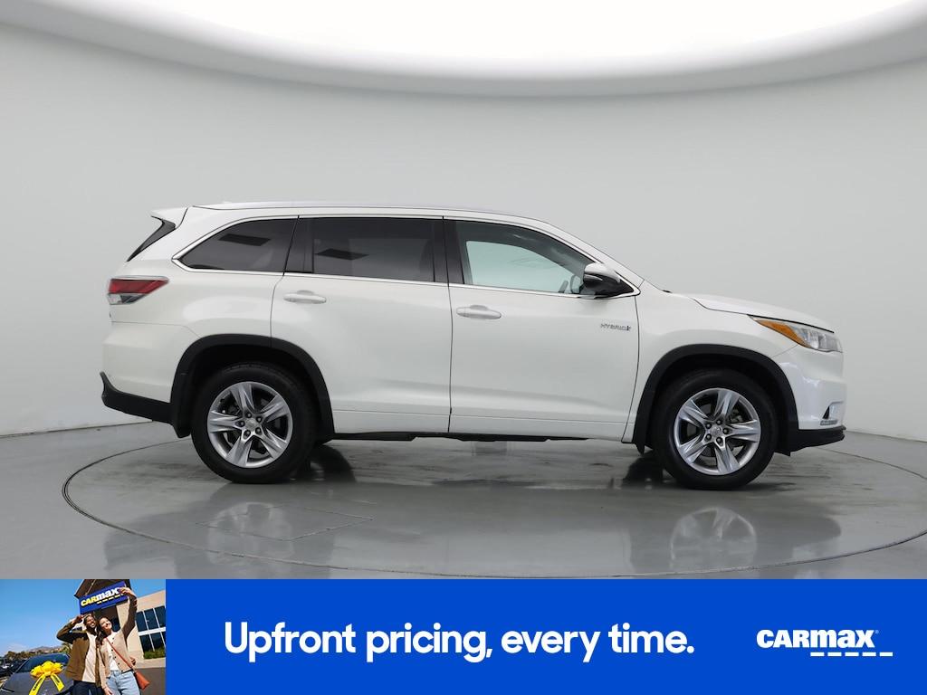 used 2015 Toyota Highlander Hybrid car, priced at $22,998