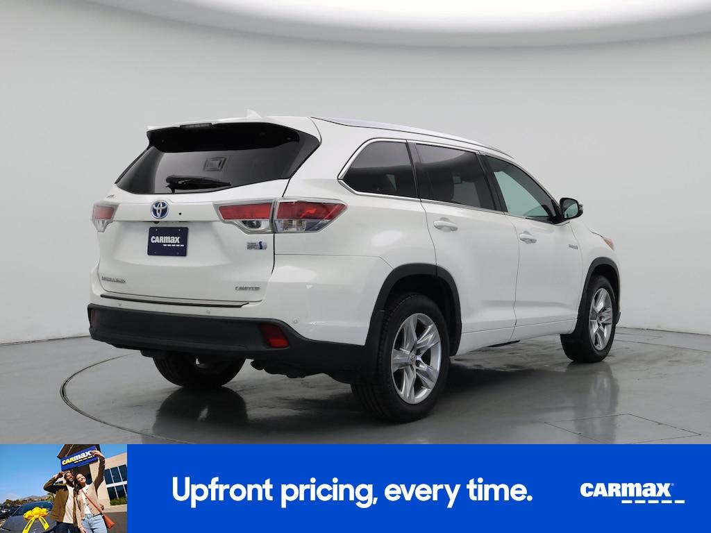 used 2015 Toyota Highlander Hybrid car, priced at $22,998