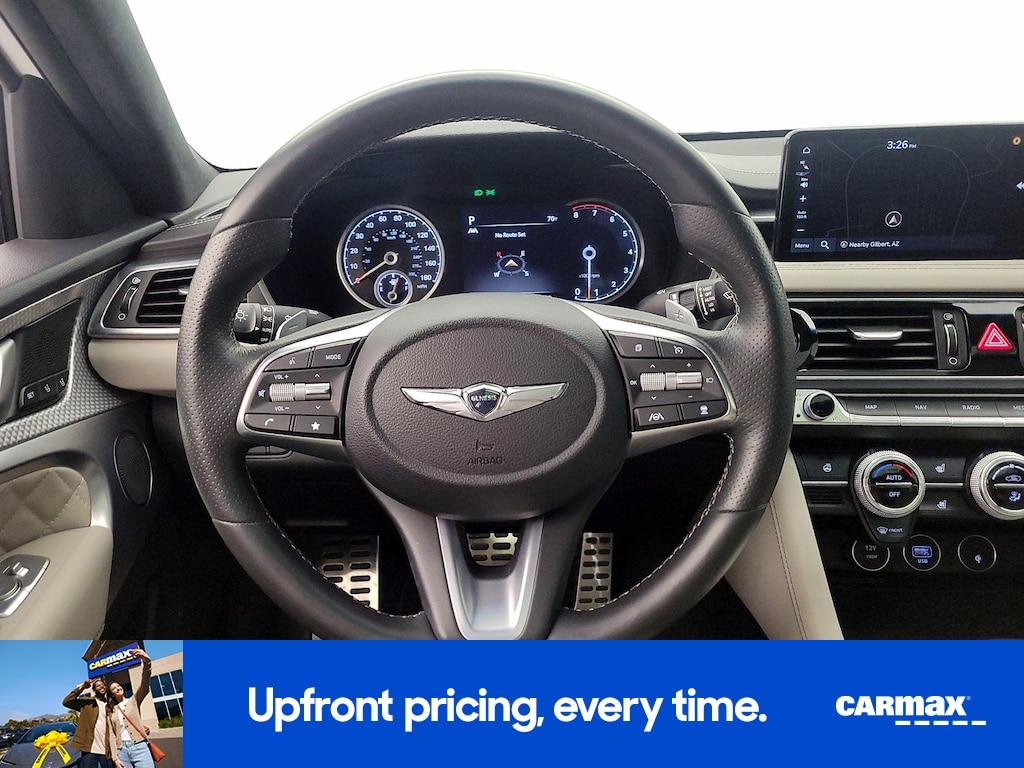 used 2022 Genesis G70 car, priced at $34,998