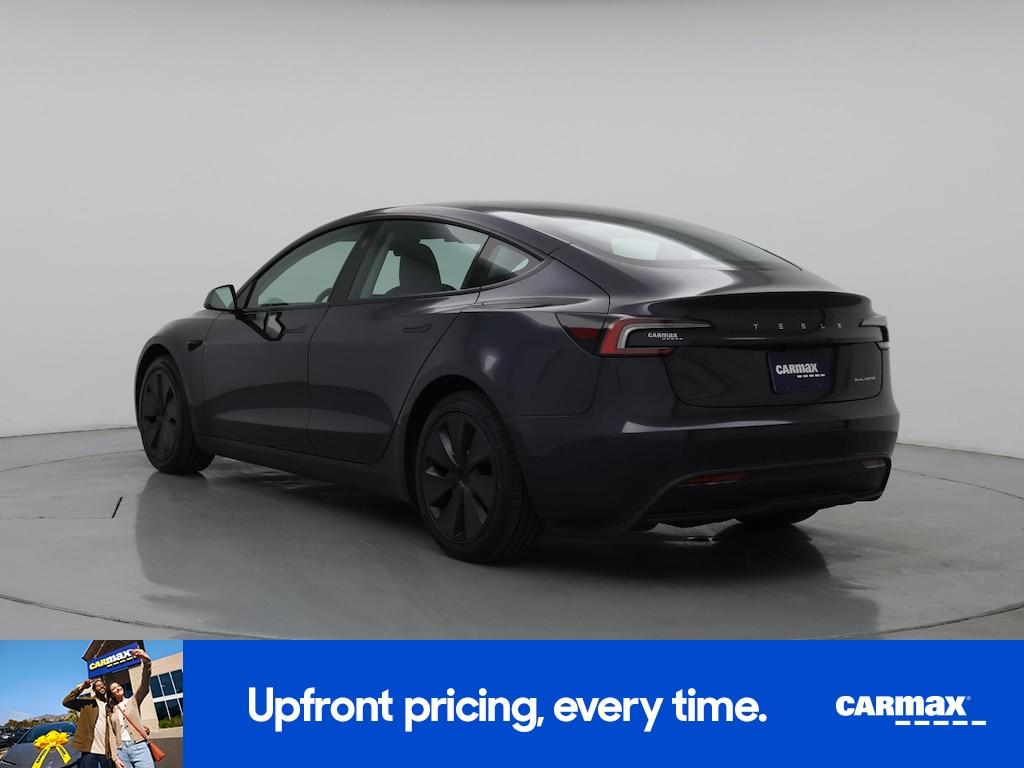 used 2025 Tesla Model 3 car, priced at $42,998