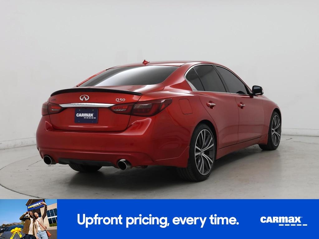 used 2021 INFINITI Q50 car, priced at $25,998