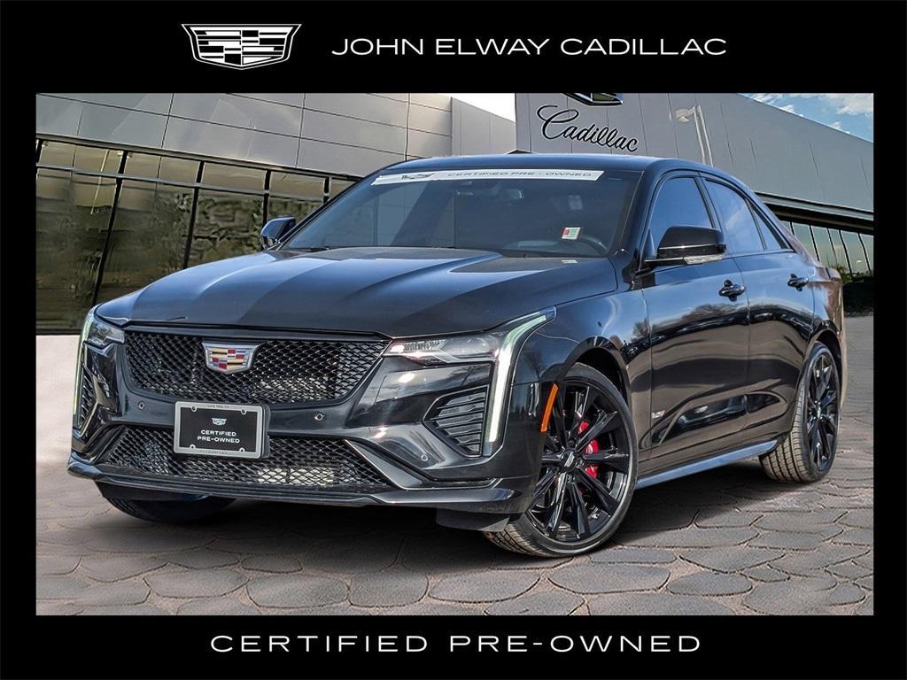 used 2023 Cadillac CT4-V car, priced at $39,500