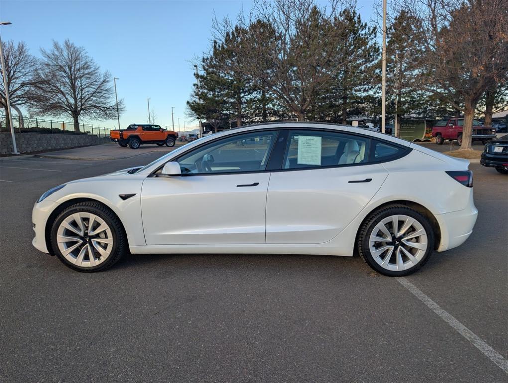 used 2022 Tesla Model 3 car, priced at $25,500