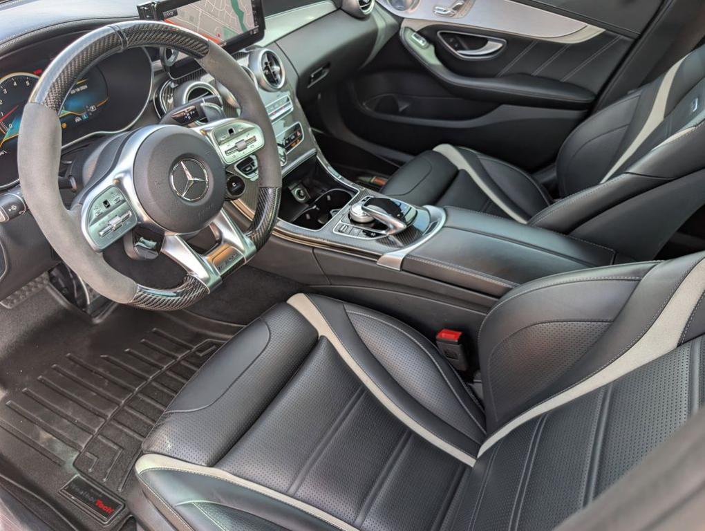 used 2021 Mercedes-Benz AMG C 63 car, priced at $61,500