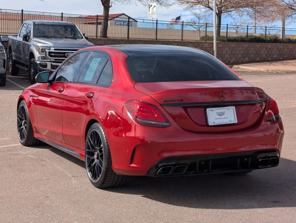 used 2021 Mercedes-Benz AMG C 63 car, priced at $61,500