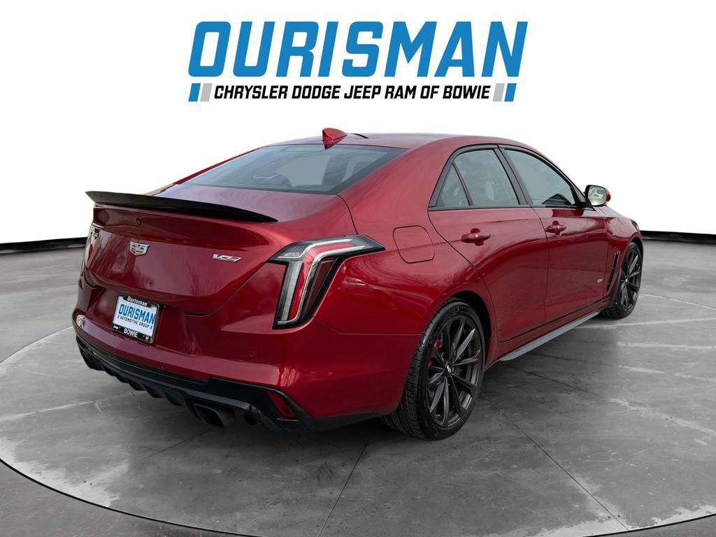 used 2022 Cadillac CT4-V car, priced at $53,000