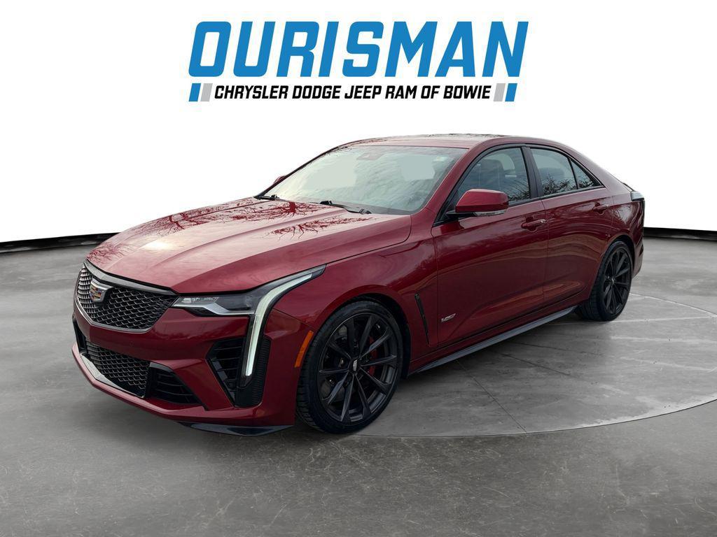 used 2022 Cadillac CT4-V car, priced at $53,000