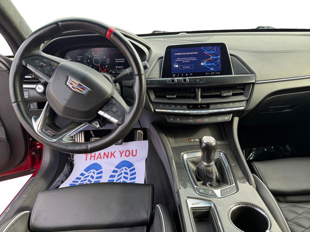used 2022 Cadillac CT4-V car, priced at $53,000