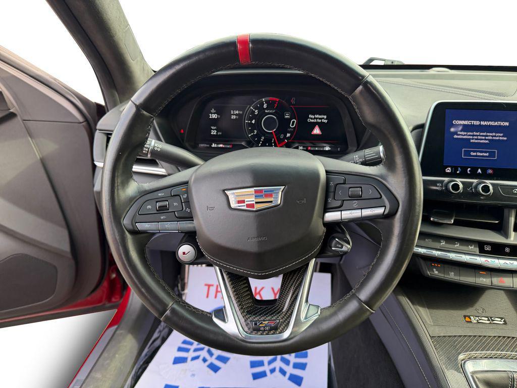 used 2022 Cadillac CT4-V car, priced at $53,000