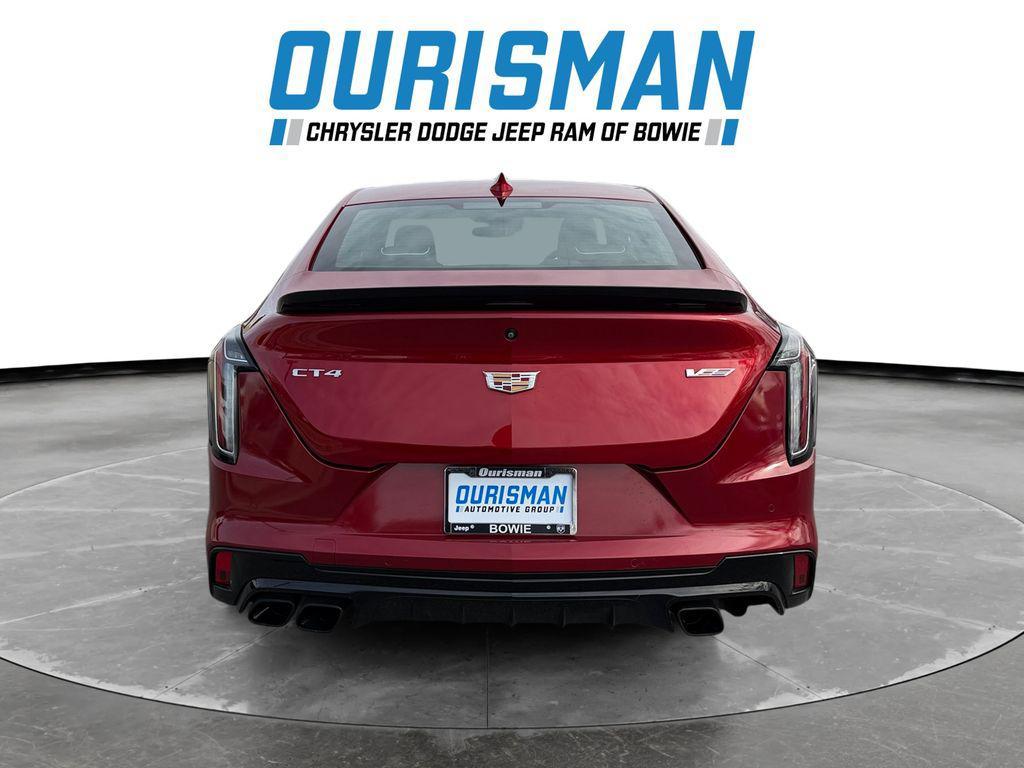 used 2022 Cadillac CT4-V car, priced at $53,000