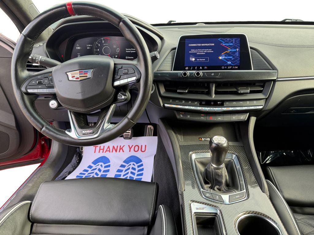 used 2022 Cadillac CT4-V car, priced at $53,000