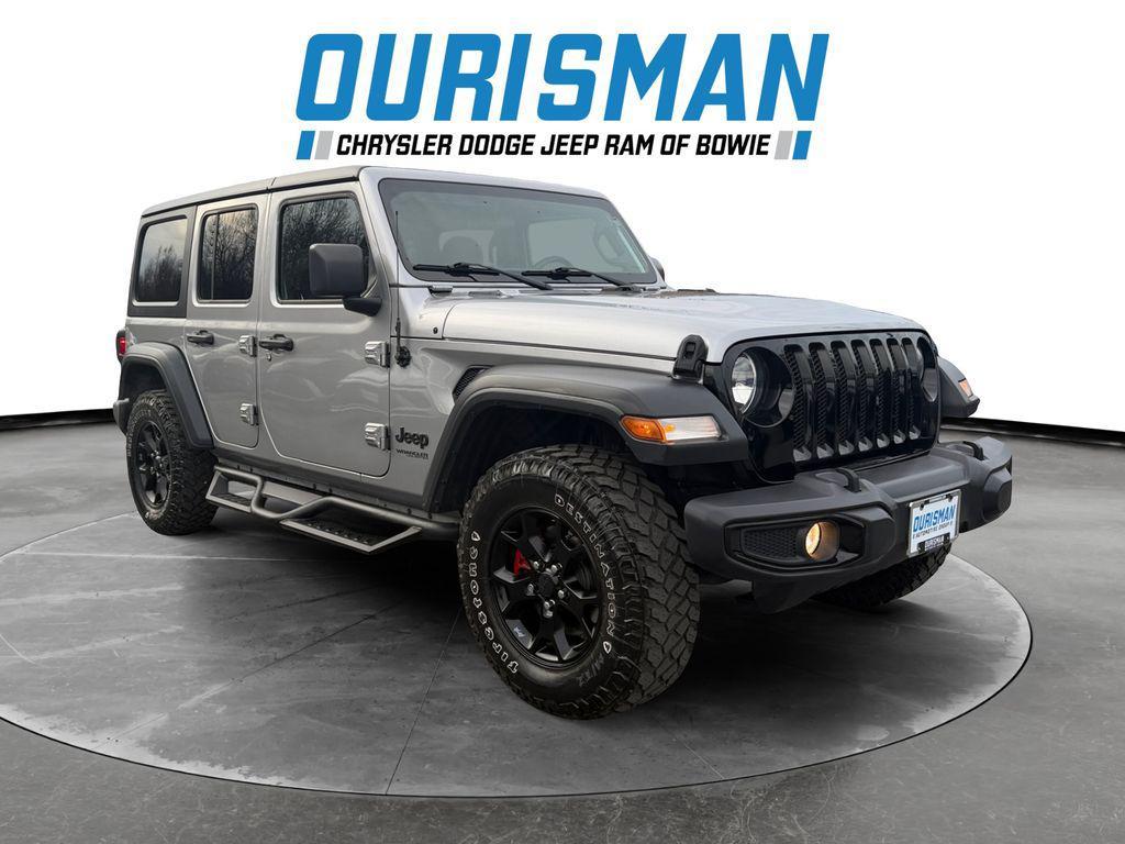 used 2020 Jeep Wrangler Unlimited car, priced at $27,500