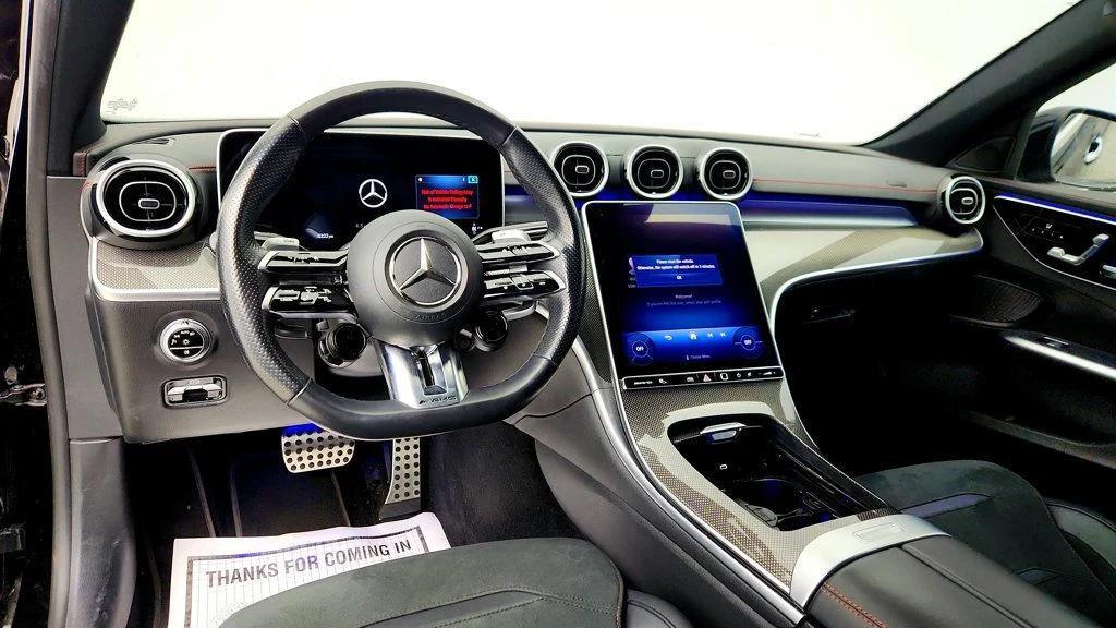 used 2024 Mercedes-Benz AMG C 43 car, priced at $41,995