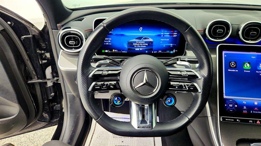 used 2024 Mercedes-Benz AMG C 43 car, priced at $41,995