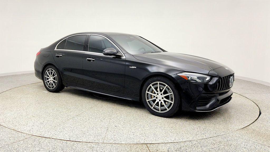 used 2024 Mercedes-Benz AMG C 43 car, priced at $41,995