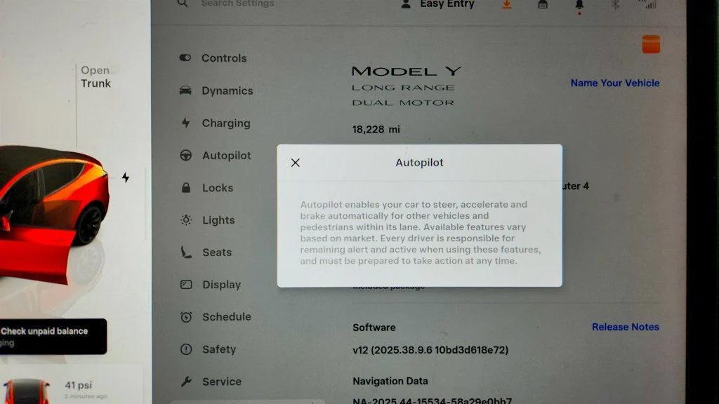 used 2025 Tesla Model Y car, priced at $38,295