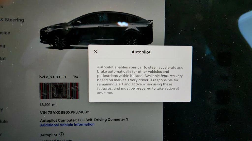 used 2023 Tesla Model X car, priced at $66,995