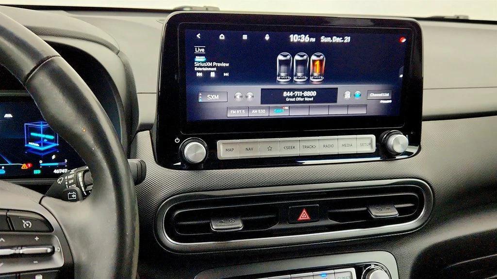 used 2022 Hyundai Kona EV car, priced at $14,995