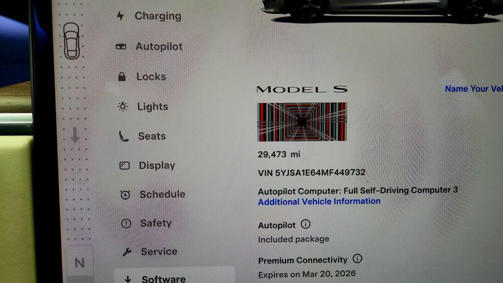 used 2021 Tesla Model S car, priced at $49,195