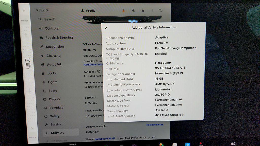 used 2023 Tesla Model X car, priced at $52,995
