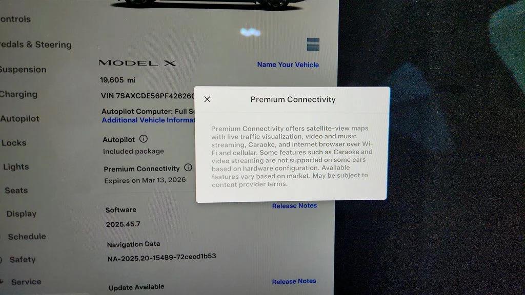 used 2023 Tesla Model X car, priced at $52,995