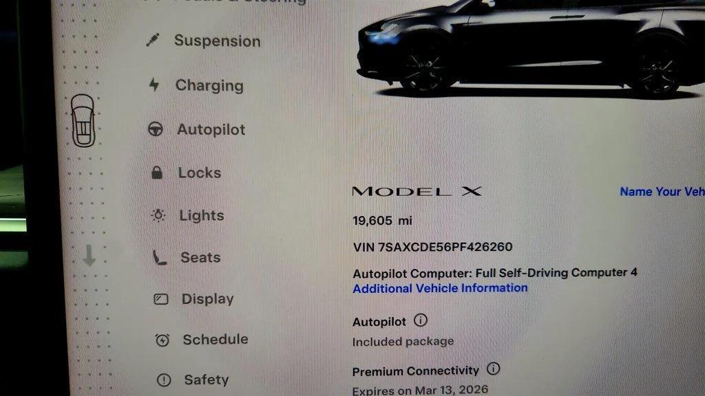 used 2023 Tesla Model X car, priced at $52,995