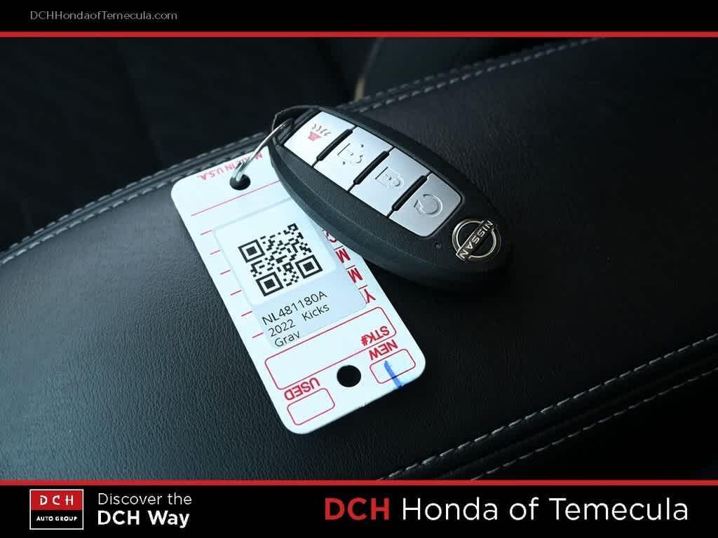 used 2022 Nissan Kicks car, priced at $14,989