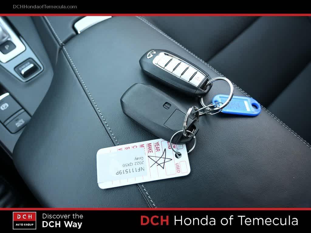 used 2022 INFINITI QX50 car, priced at $27,170