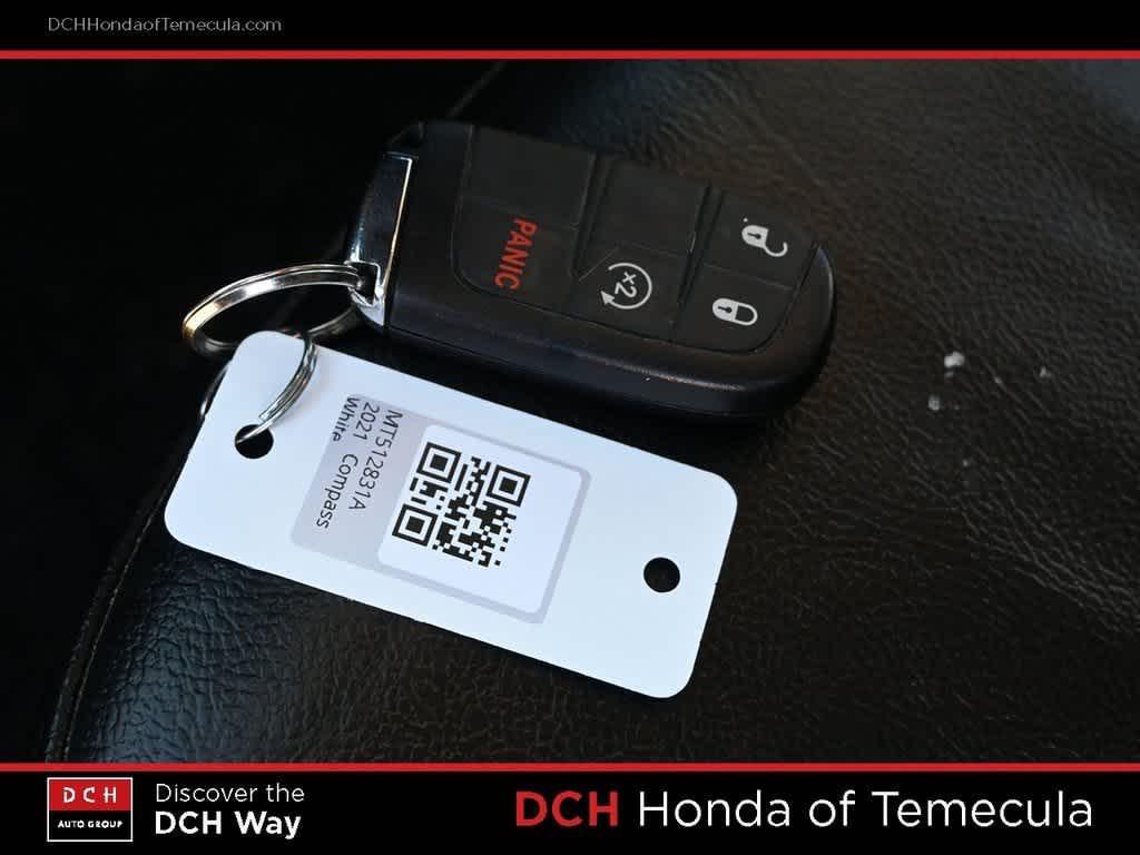 used 2021 Jeep Compass car, priced at $17,727