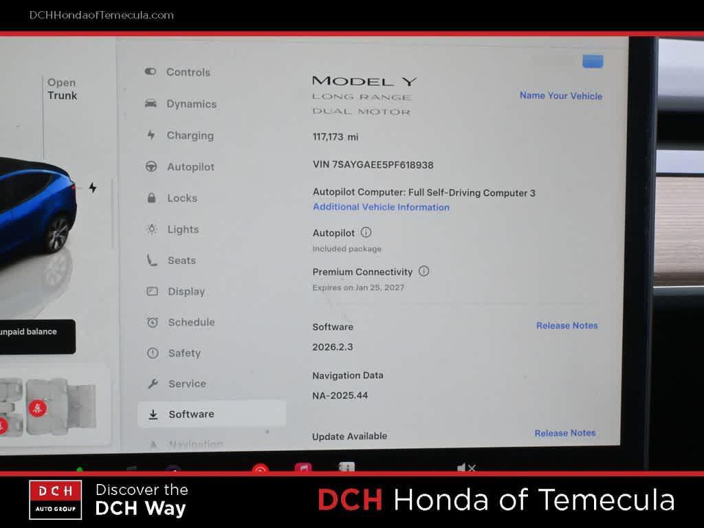 used 2023 Tesla Model Y car, priced at $24,190