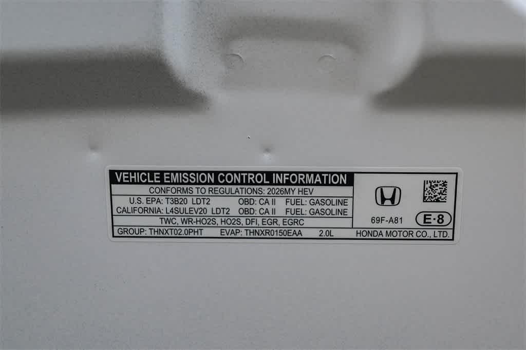 new 2026 Honda CR-V Hybrid car, priced at $44,455