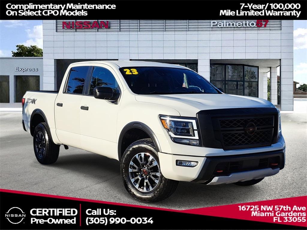 used 2023 Nissan Titan car, priced at $37,657