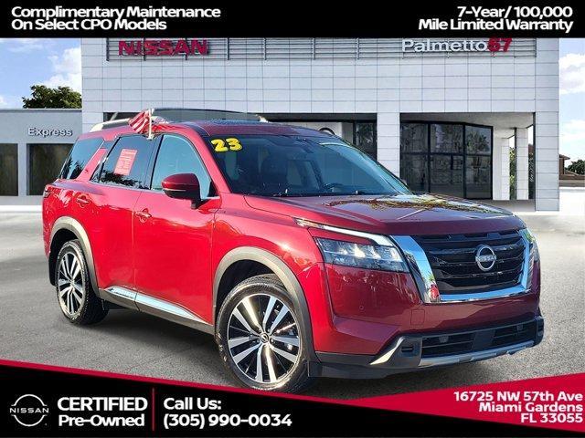 used 2023 Nissan Pathfinder car, priced at $35,657
