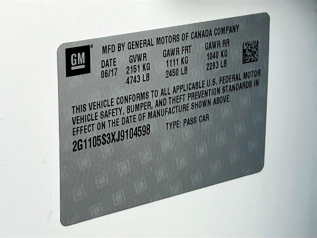 used 2018 Chevrolet Impala car, priced at $13,000