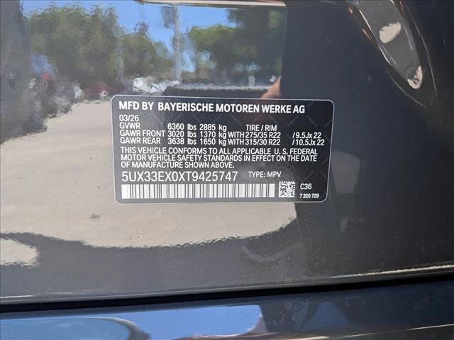 new 2026 BMW X6 car, priced at $98,550