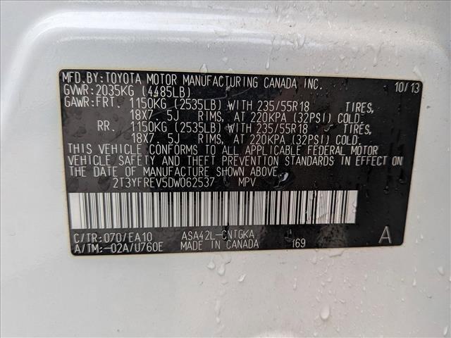 used 2013 Toyota RAV4 car, priced at $13,995