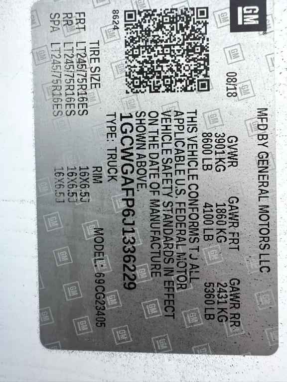 used 2018 Chevrolet Express 2500 car, priced at $11,980