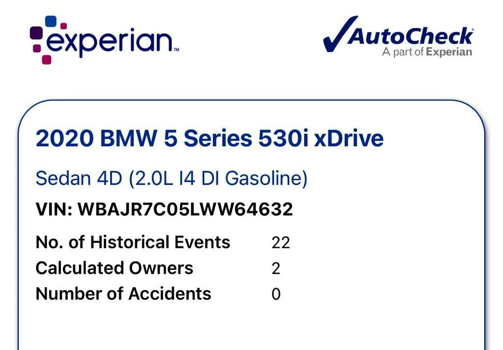 used 2020 BMW 530 car, priced at $19,980