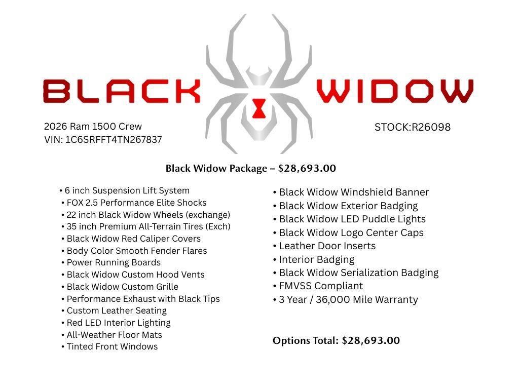 new 2026 Ram 1500 car, priced at $88,247