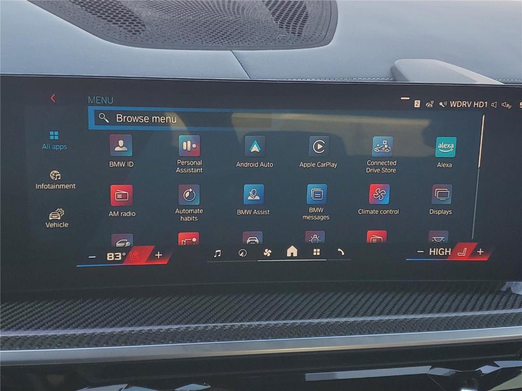 used 2024 BMW X5 M car, priced at $89,500