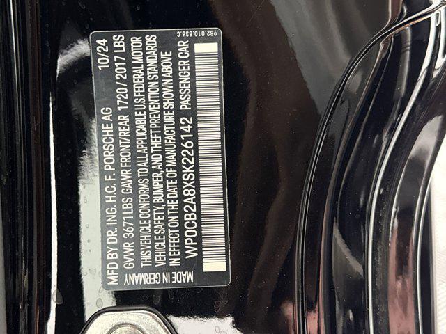 used 2025 Porsche 718 Boxster car, priced at $89,996