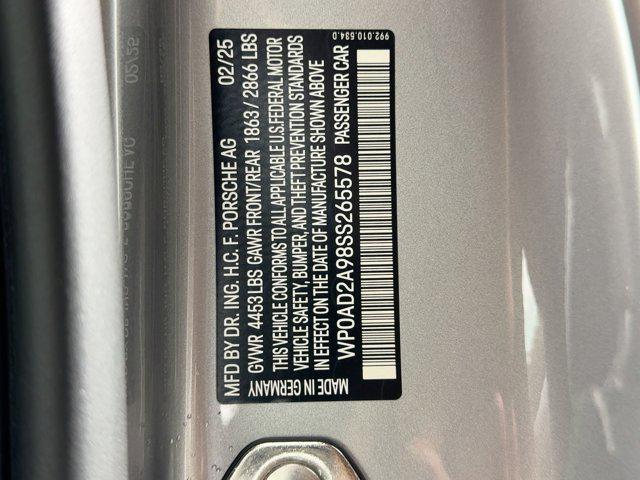 new 2025 Porsche 911 car, priced at $319,999