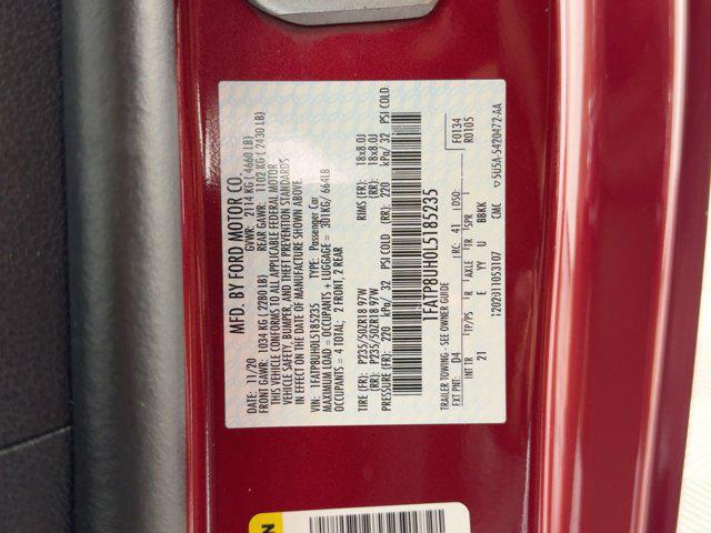 used 2020 Ford Mustang car, priced at $21,488