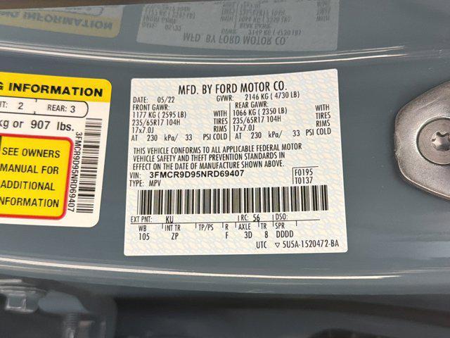 used 2022 Ford Bronco Sport car, priced at $27,999