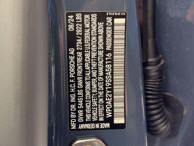 used 2025 Porsche Taycan car, priced at $204,996